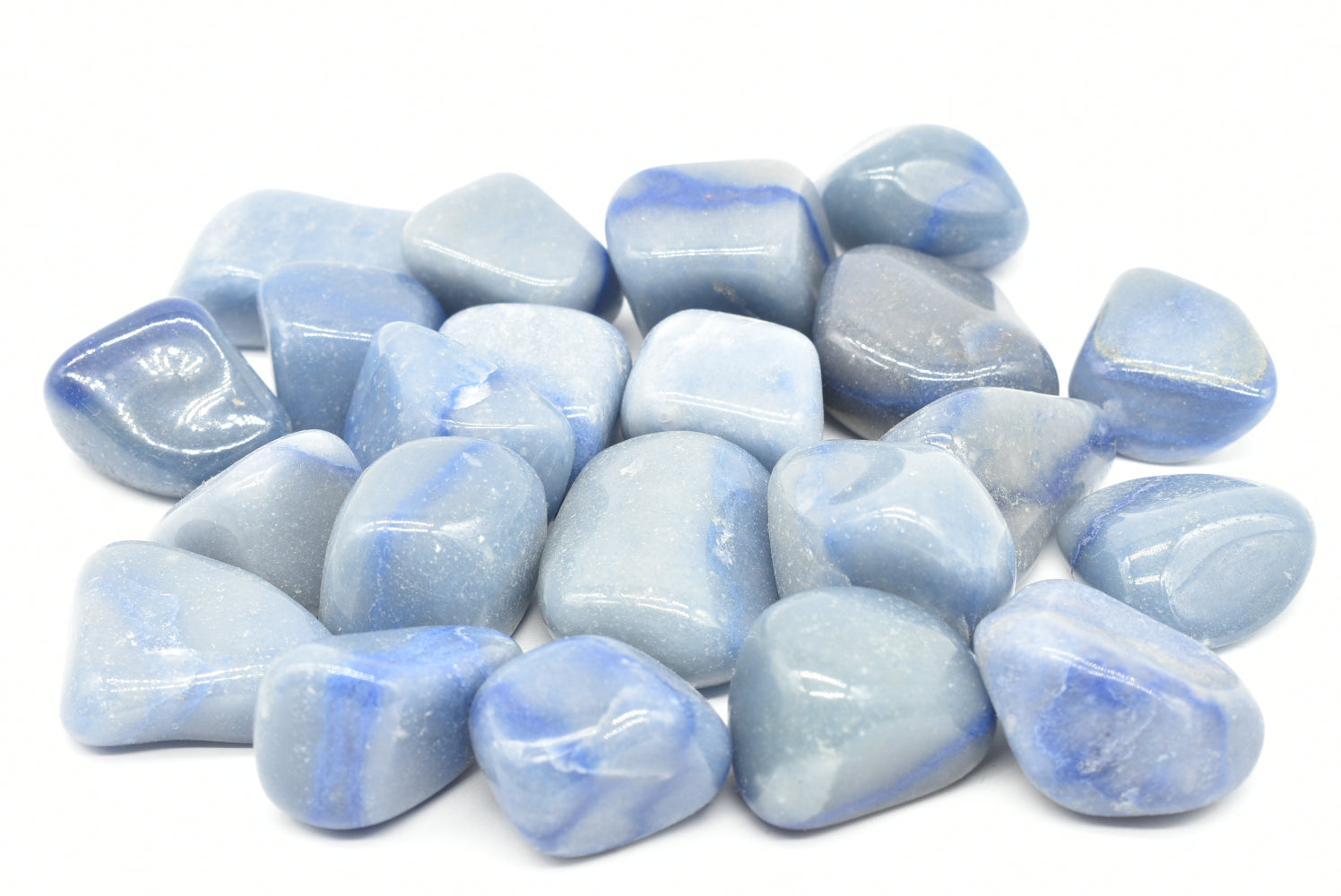 Tumbled Blue Quartz