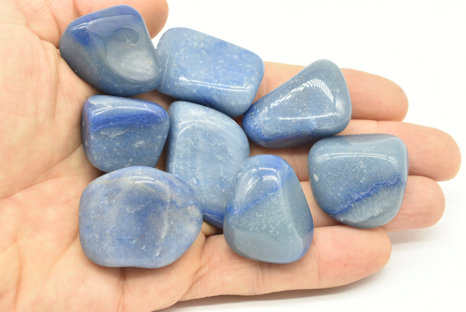 Tumbled Blue Quartz