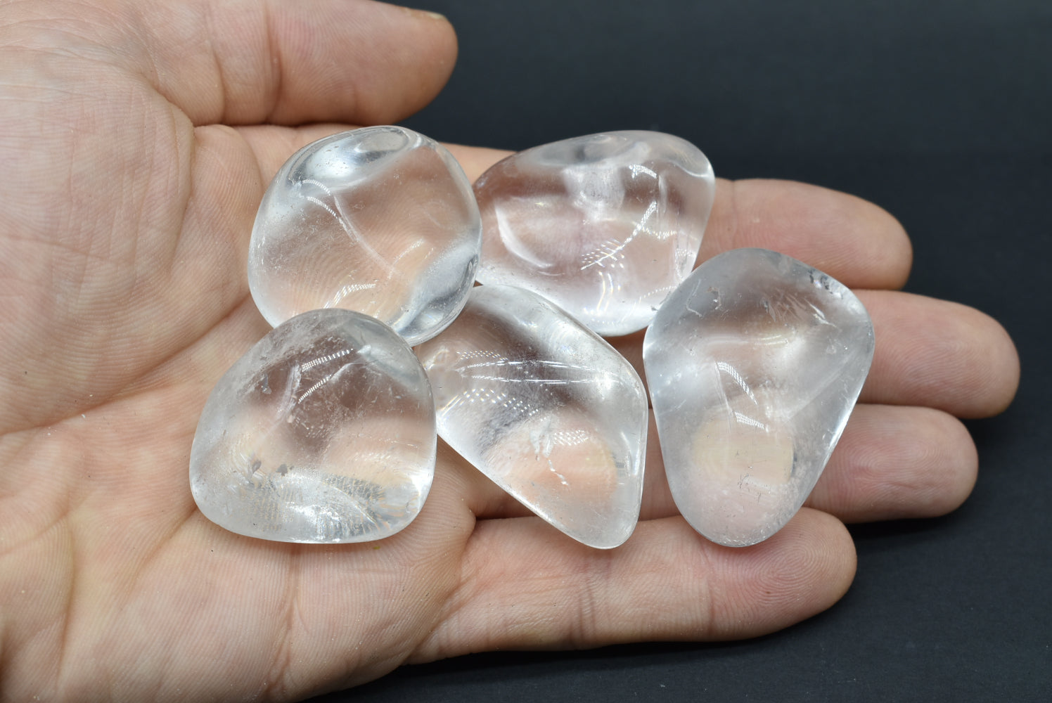 Tumbled Hyaline Quartz - Rock Crystal