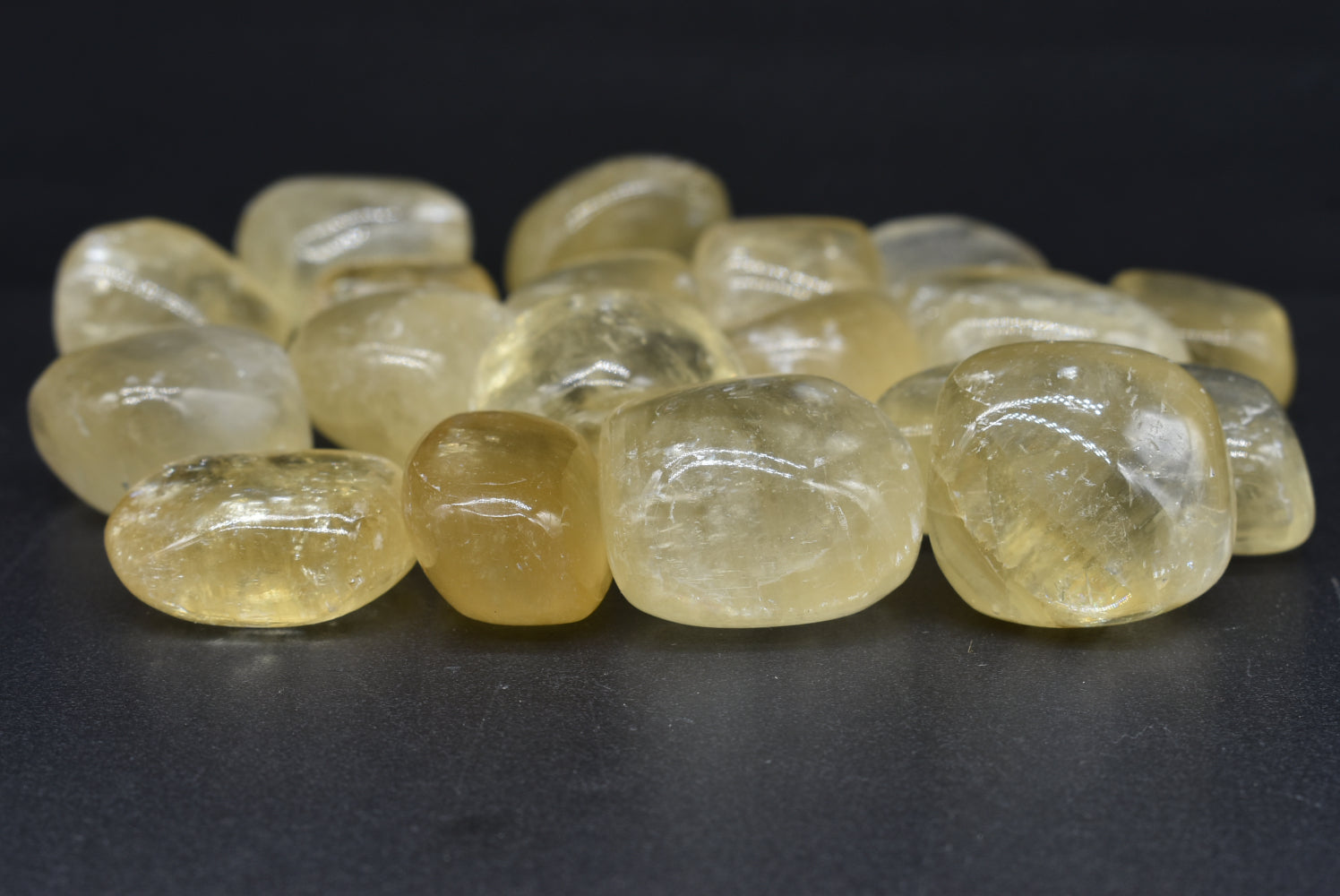 Tumbled Yellow Calcite