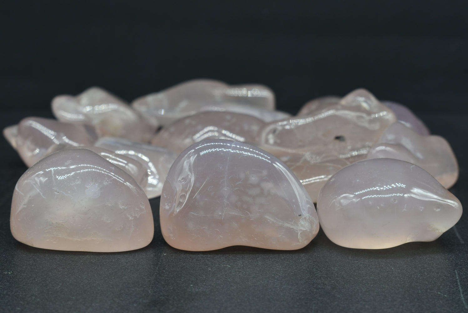 Tumbled Pink Chalcedony