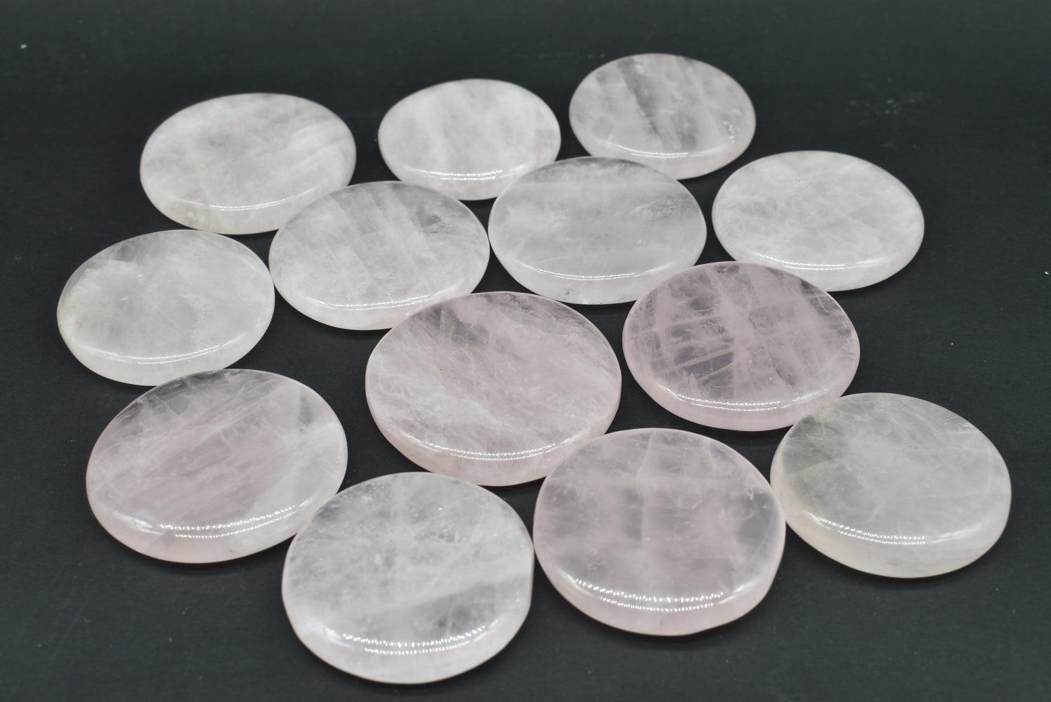 Tumbled Rose Quartz Plate