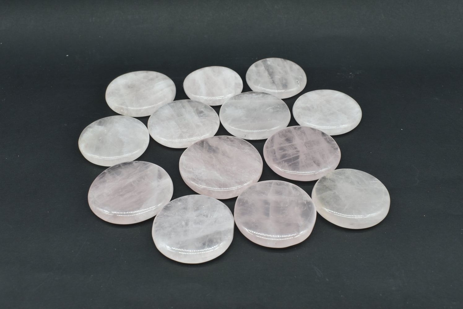 Tumbled Rose Quartz Plate