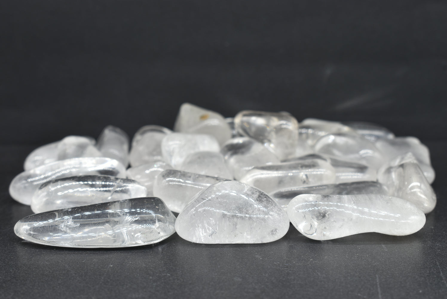 Oval Tumbled Clear Quartz