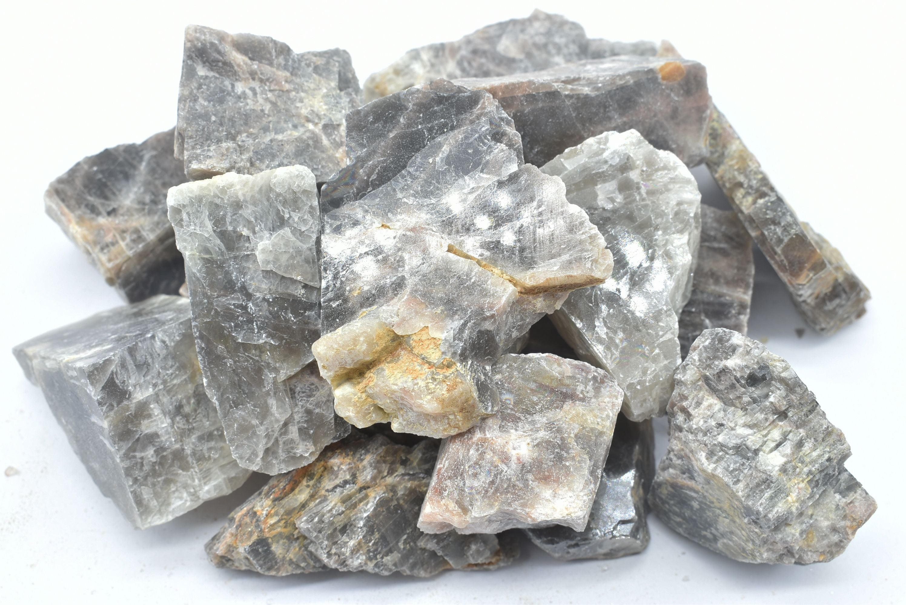 Pietra di Luna Nera Grezza 3-4 cm