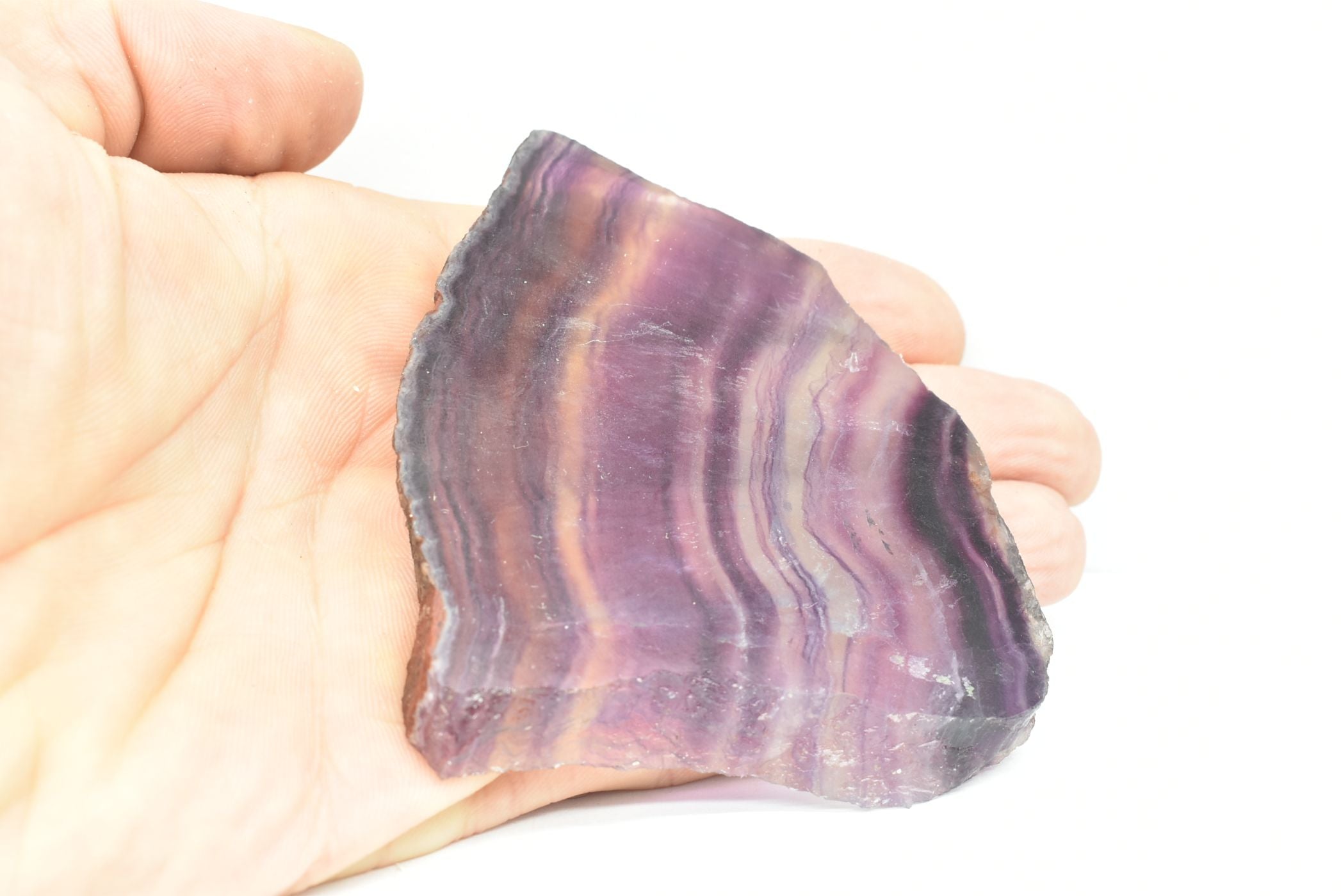 Fetta di Fluorite Arcobaleno