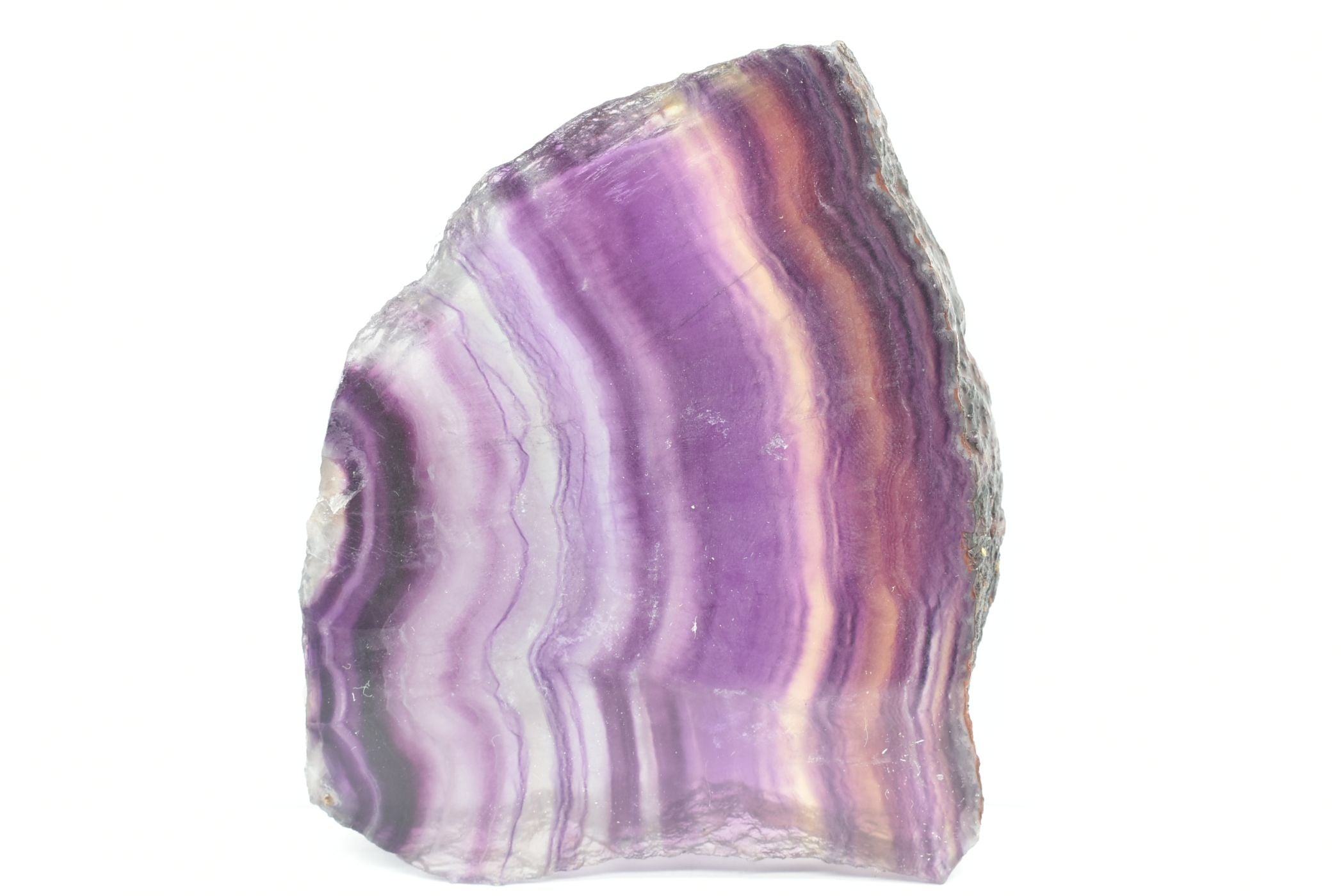 Fetta di Fluorite Arcobaleno