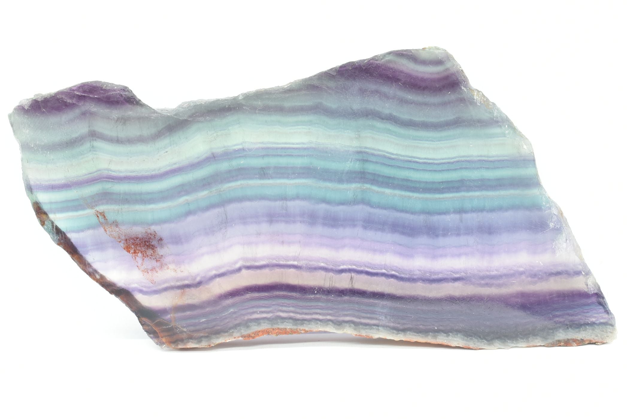 Fetta di Fluorite Arcobaleno