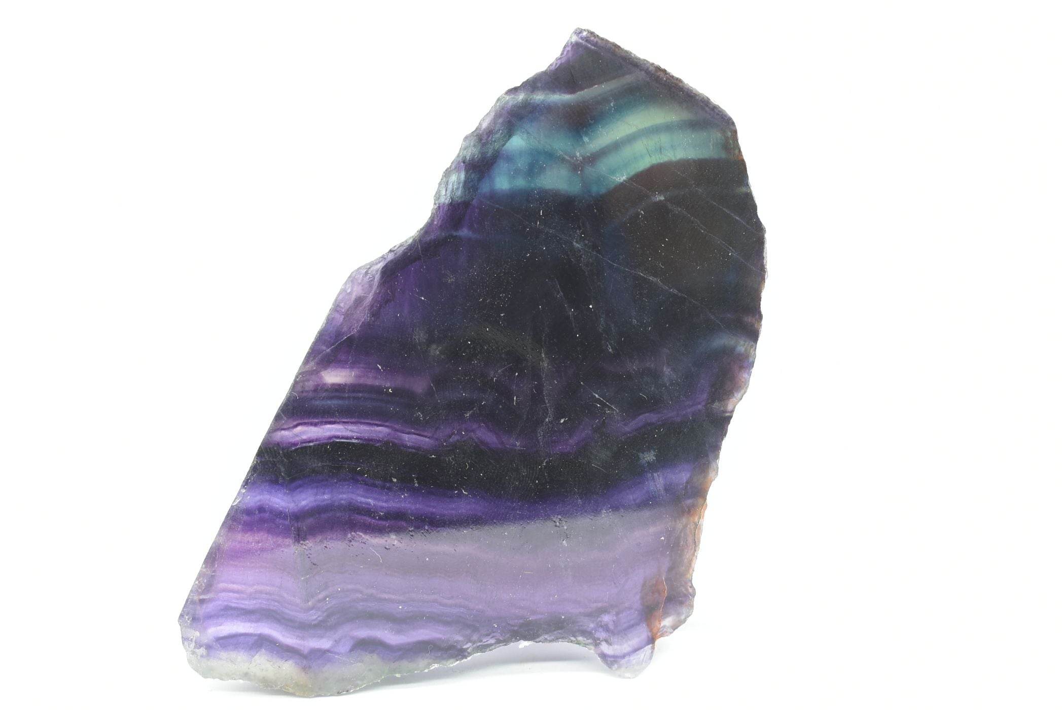 Fetta di Fluorite Arcobaleno