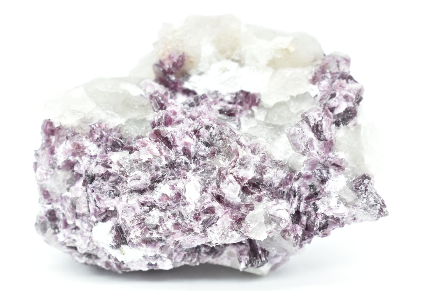 Lepidolite crystals