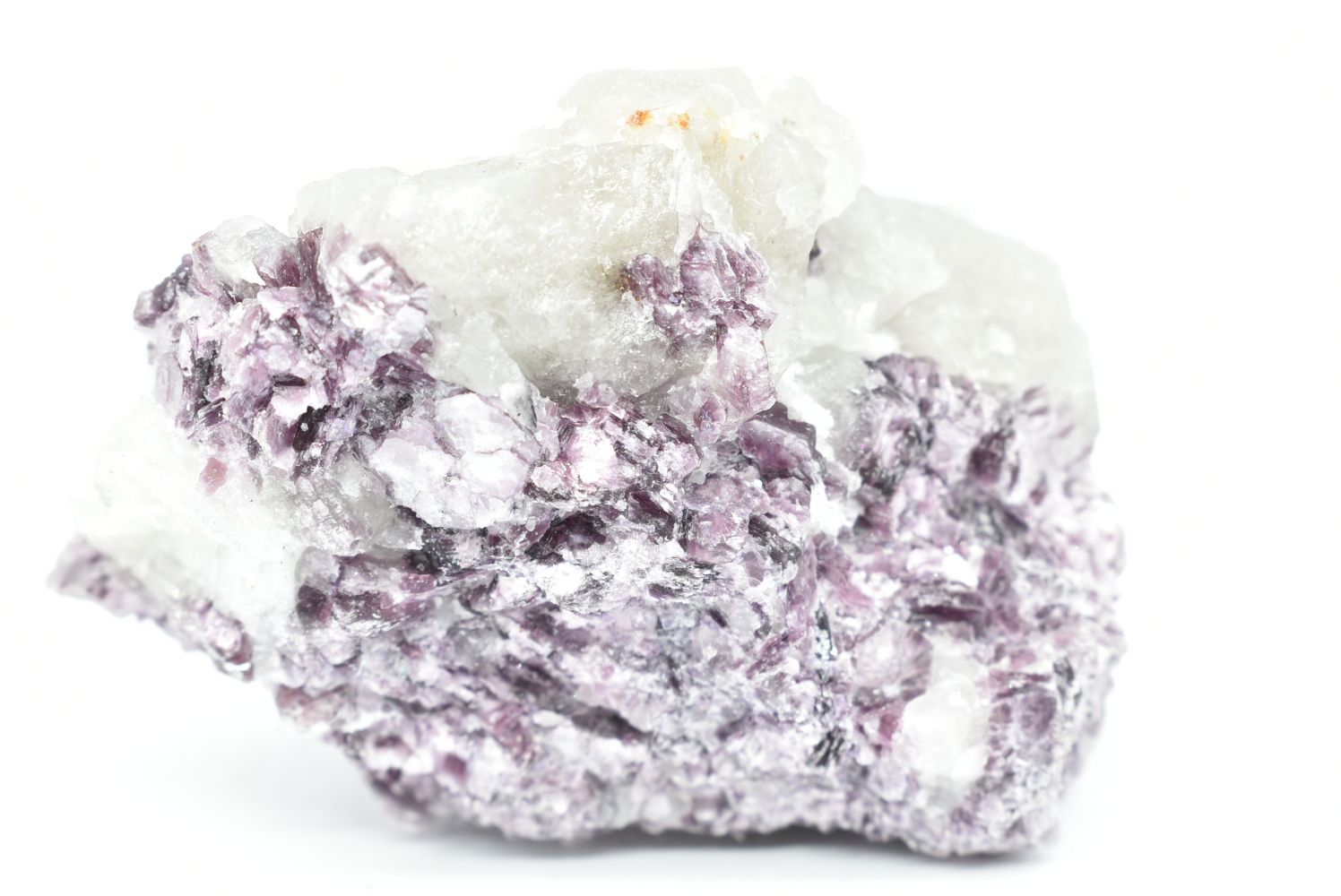 Lepidolite crystals