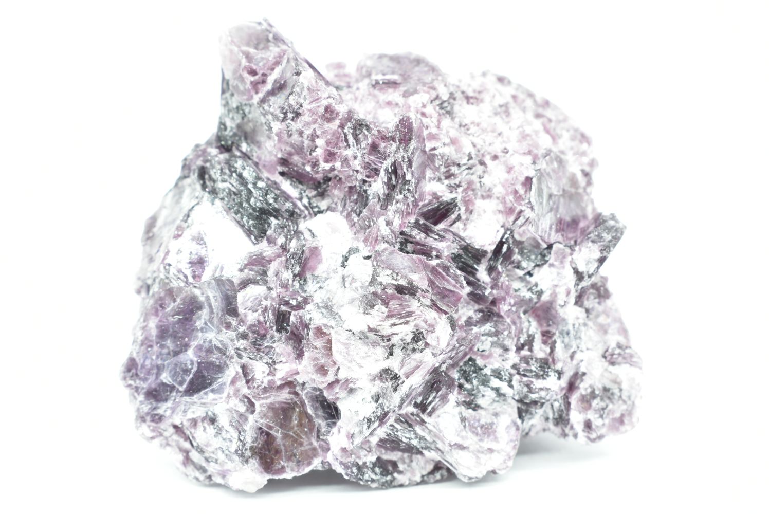 Lepidolite crystals