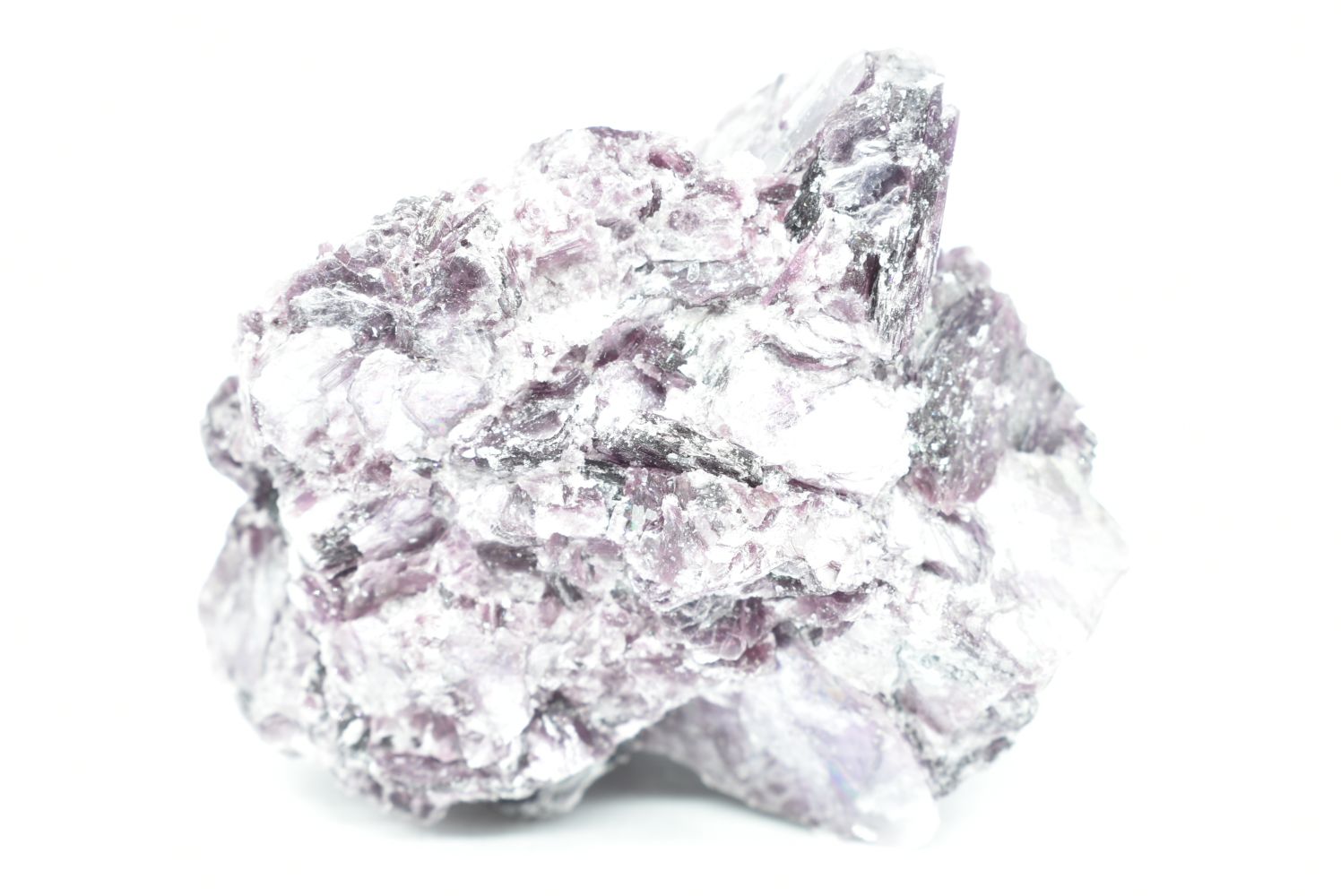 Lepidolite crystals