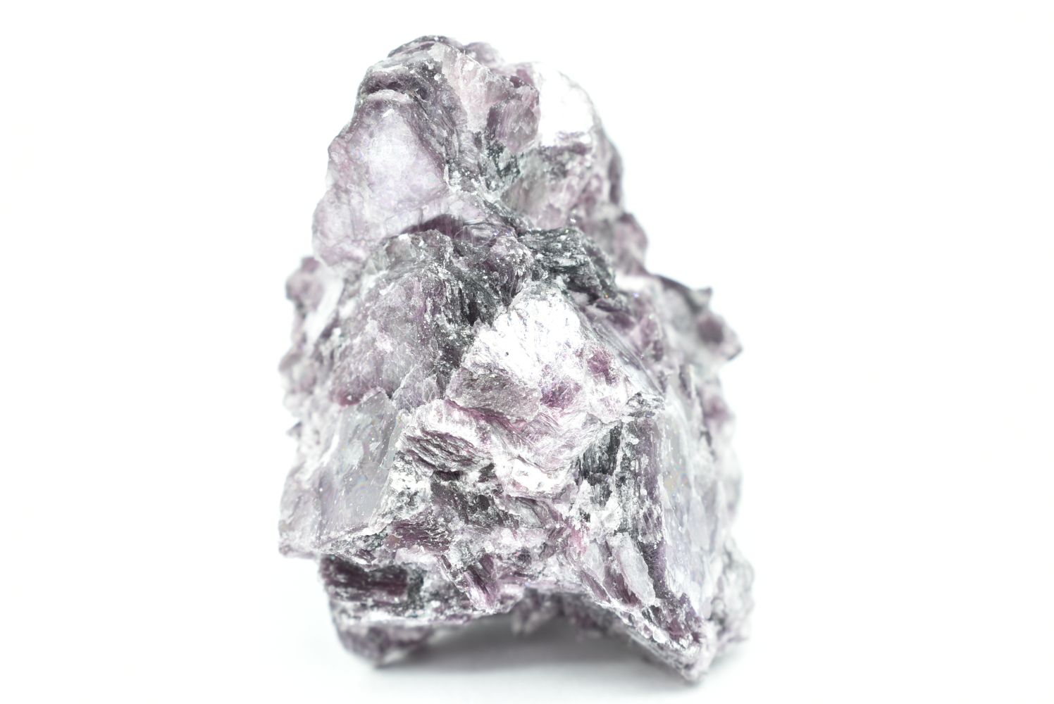 Lepidolite crystals