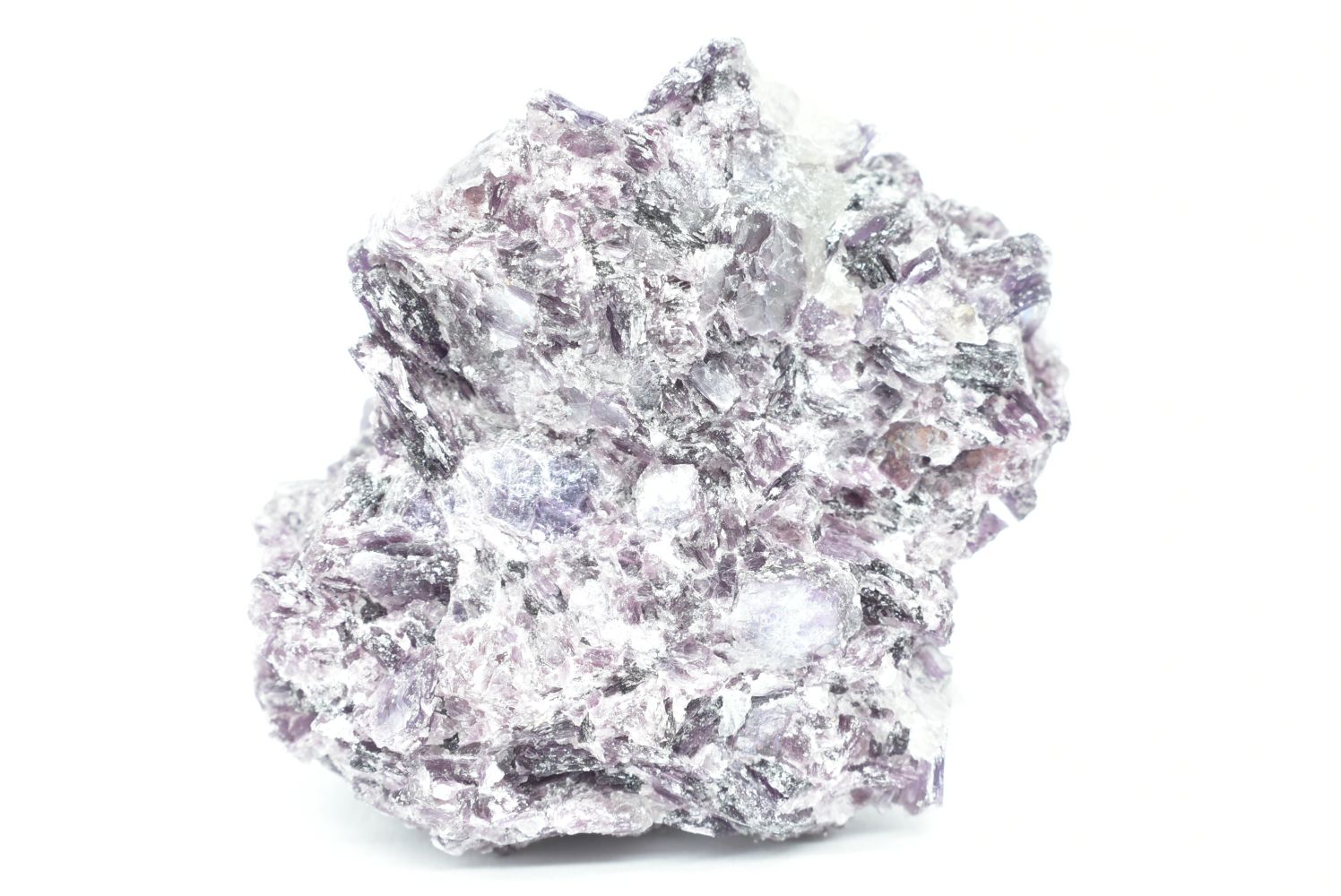 Lepidolite crystals