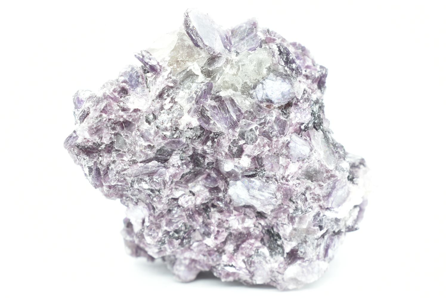 Lepidolite crystals