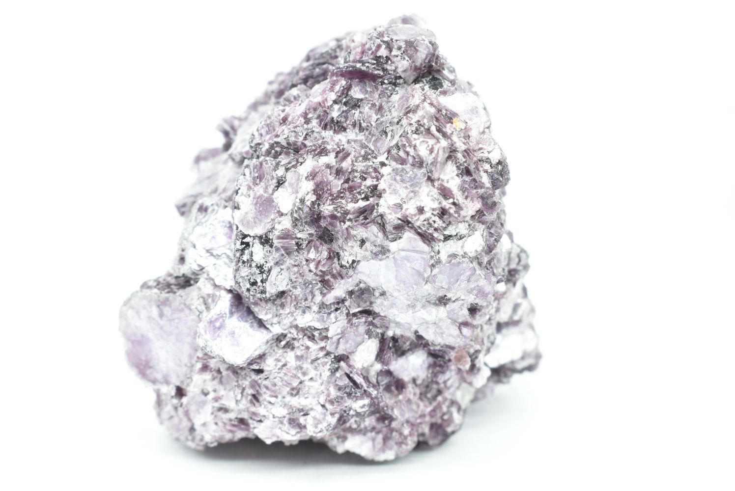 Lepidolite crystals