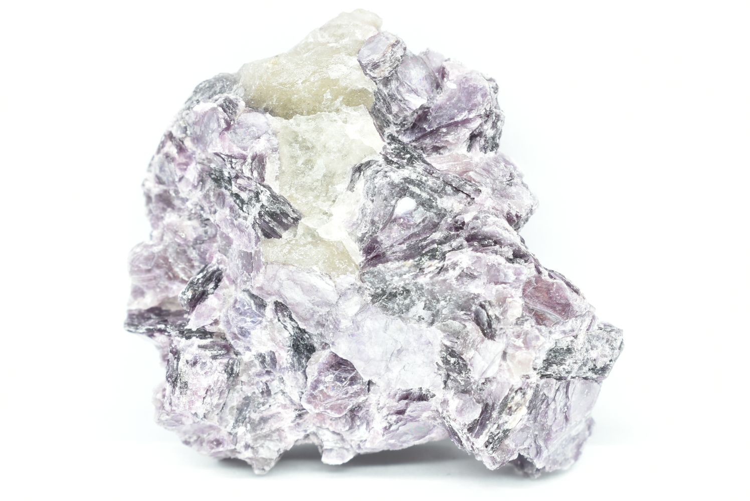 Lepidolite crystals