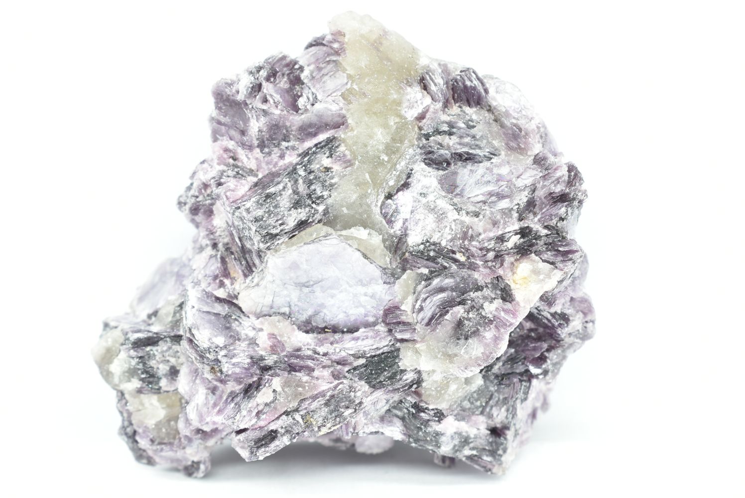 Lepidolite crystals