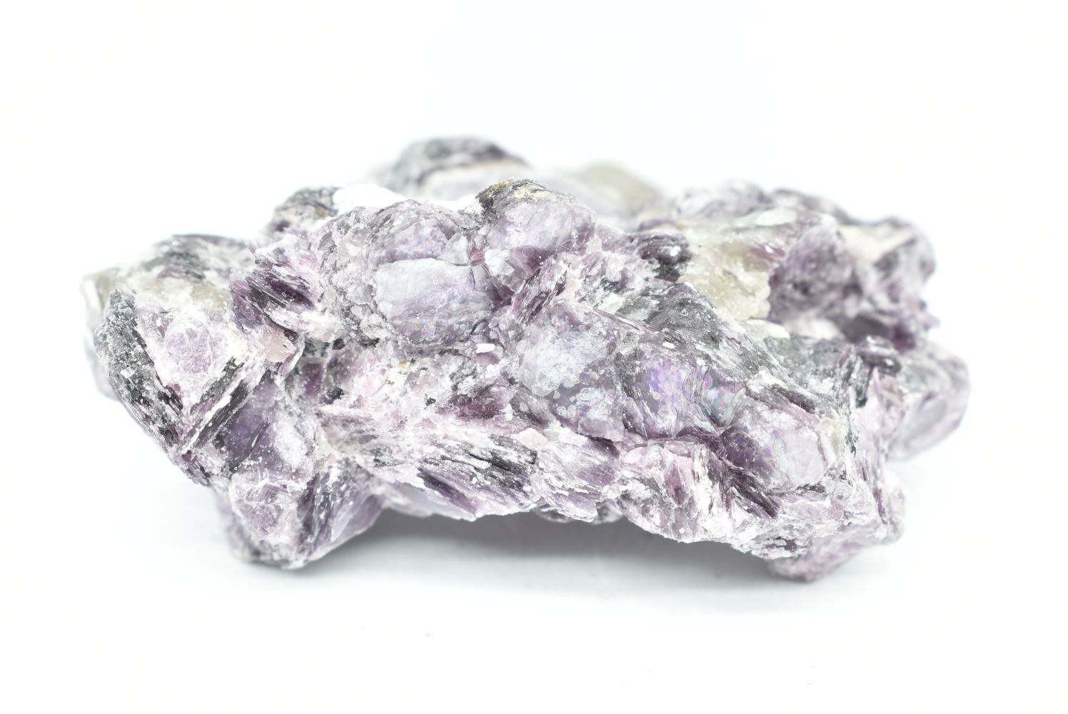 Lepidolite crystals