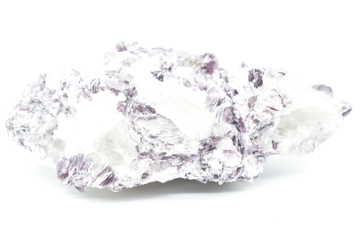 Lepidolite crystals