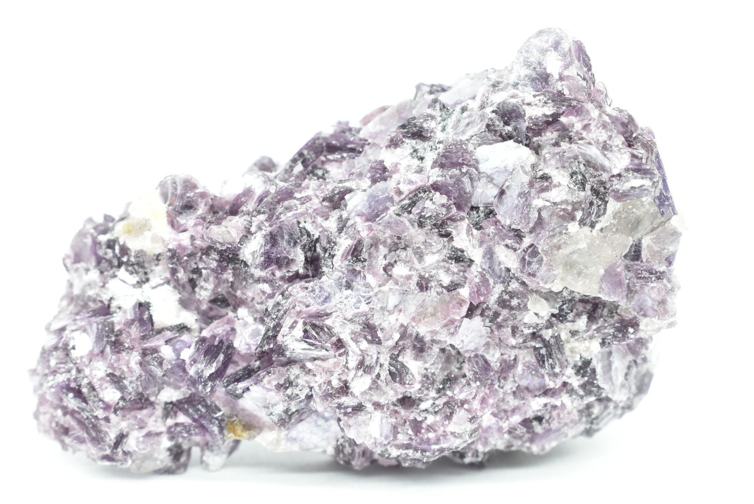 Lepidolite crystals