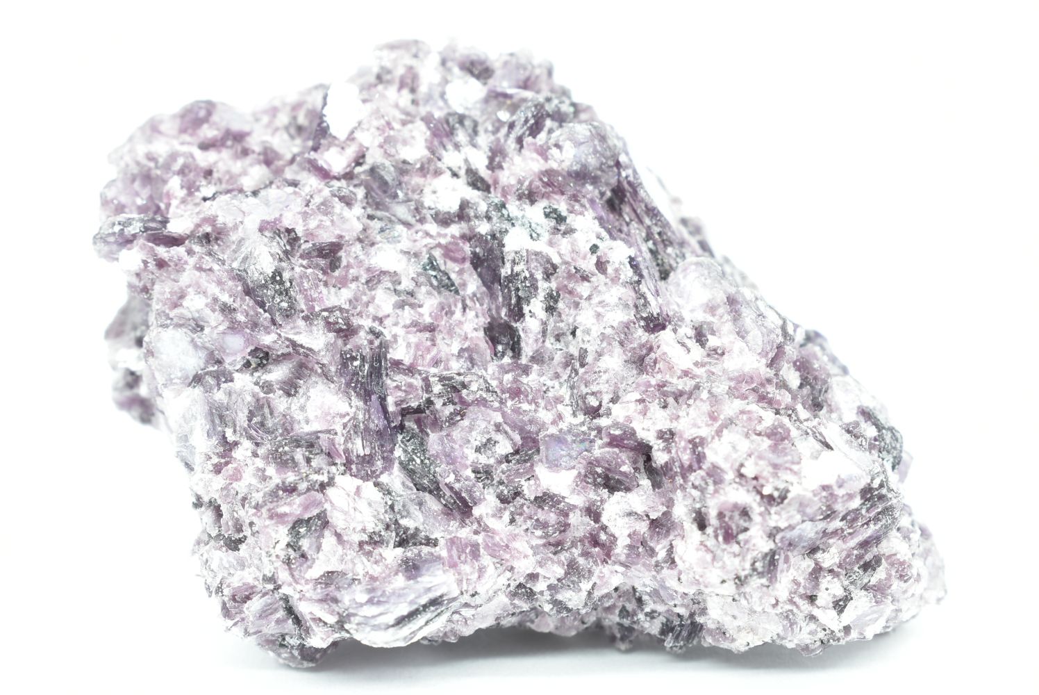 Lepidolite crystals