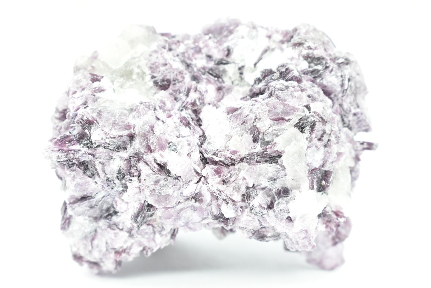 Lepidolite crystals