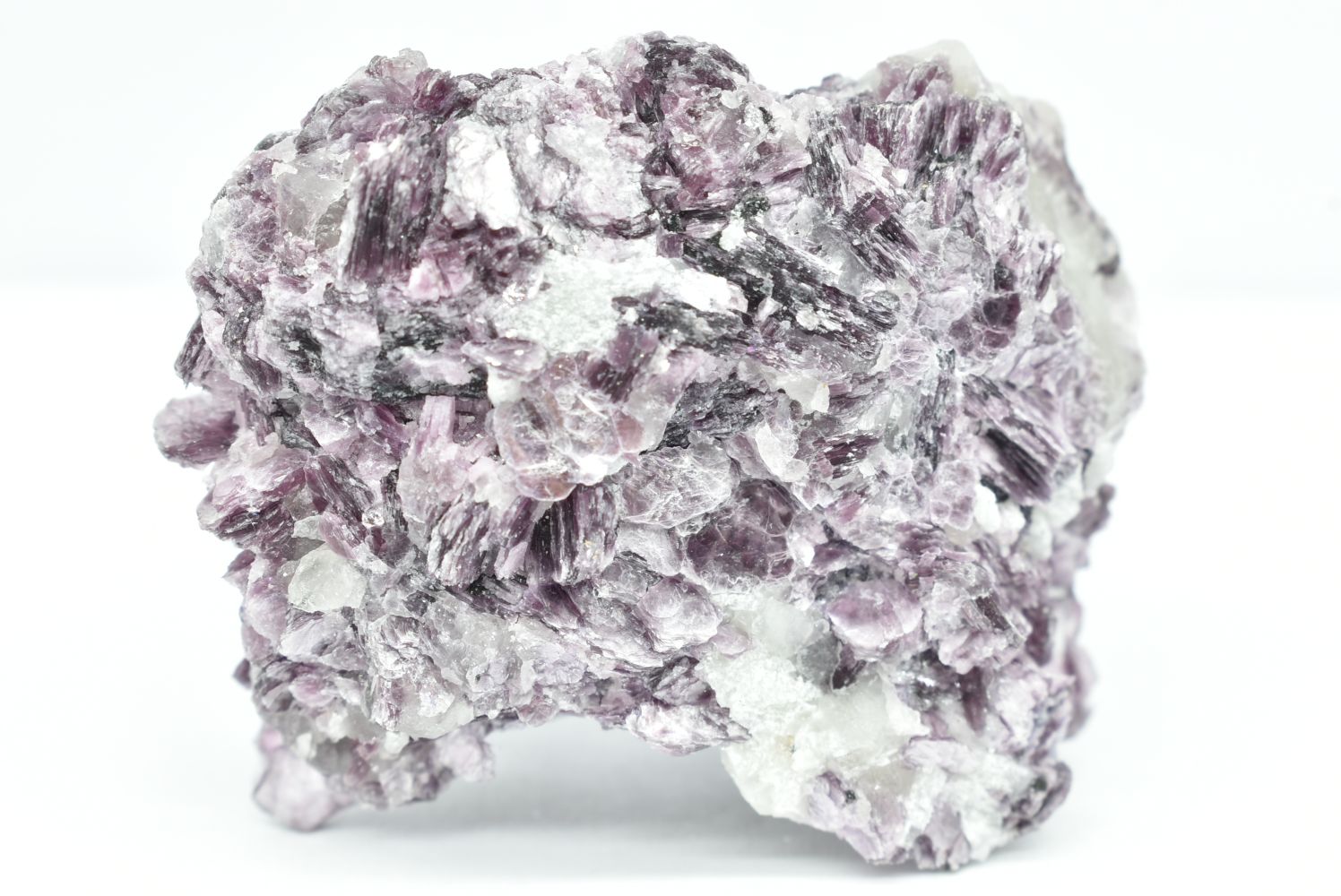 Lepidolite crystals