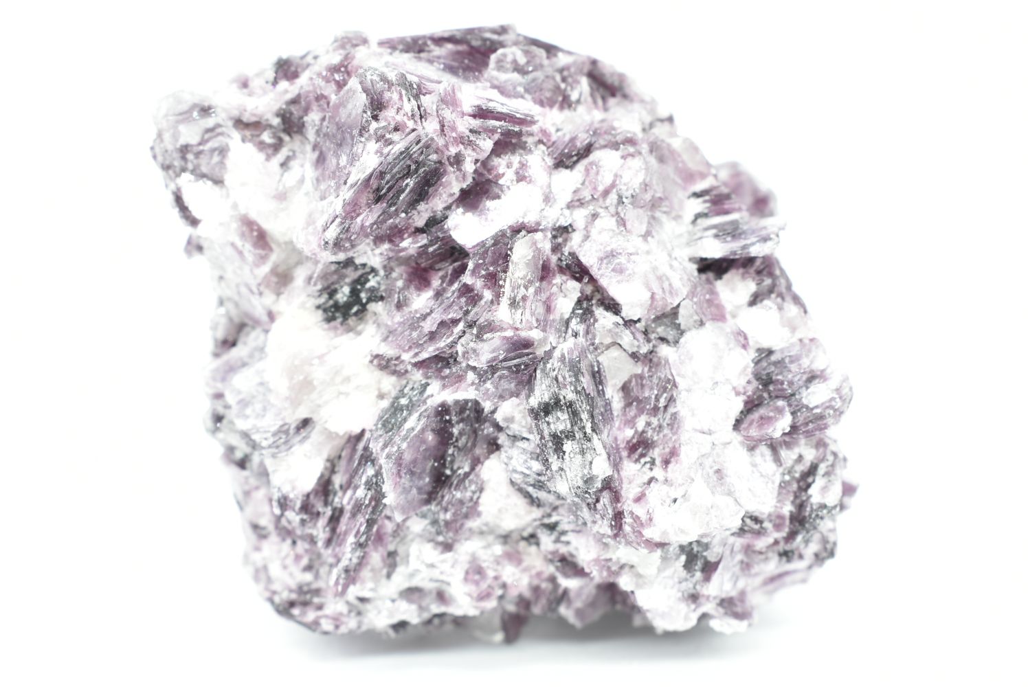 Lepidolite crystals