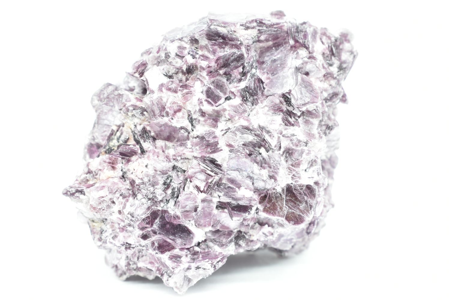 Lepidolite crystals