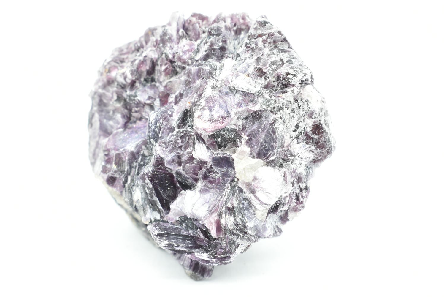 Lepidolite crystals