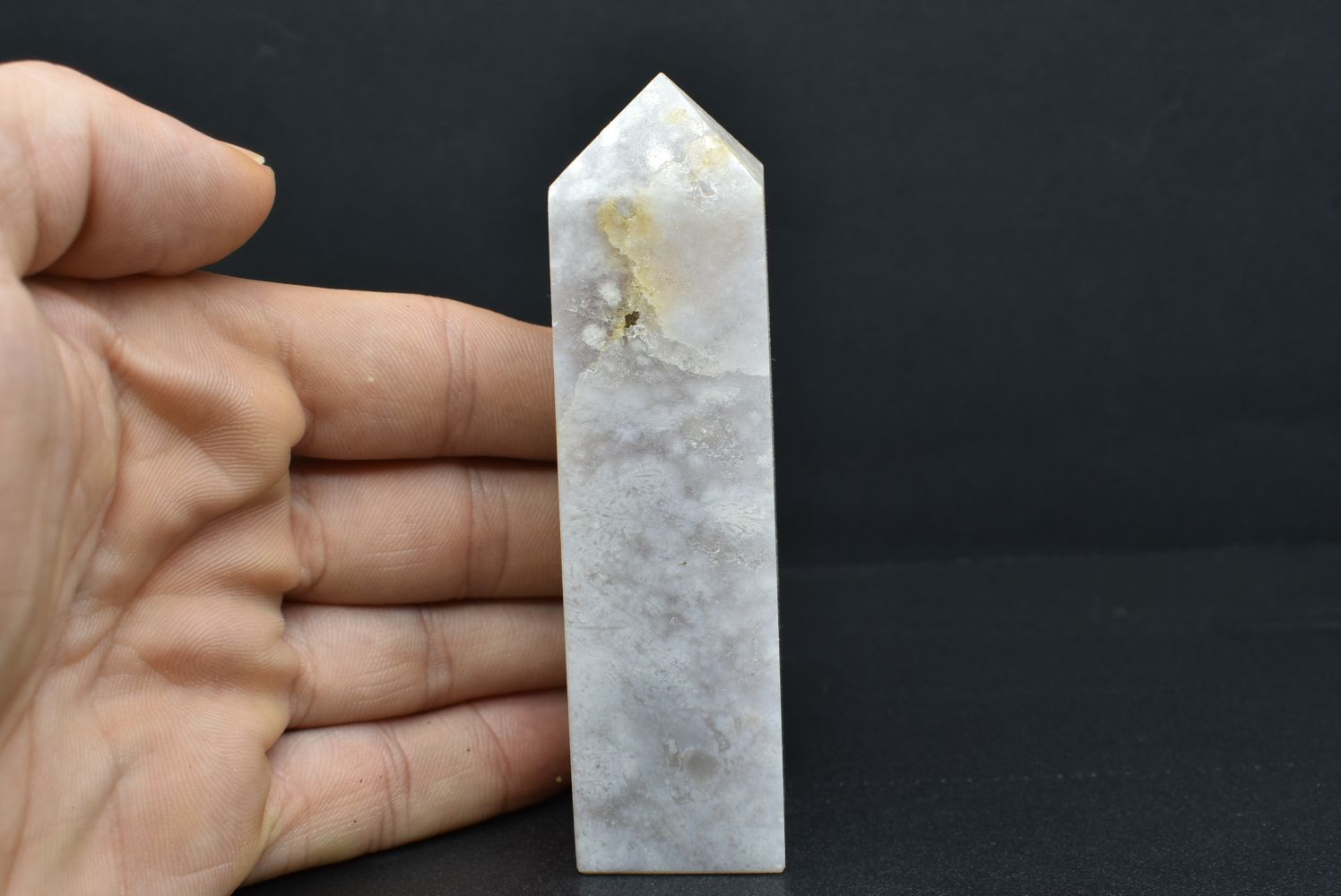 Sakura Agate Obelisk 9.6 cm