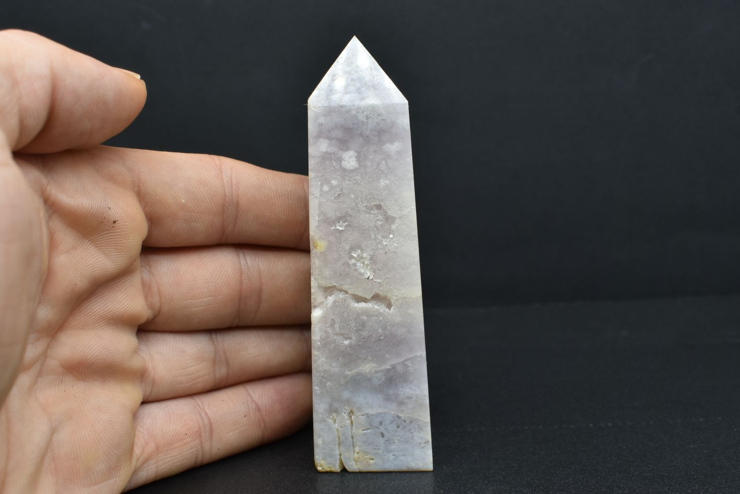 Sakura Agate Obelisk 9.6 cm