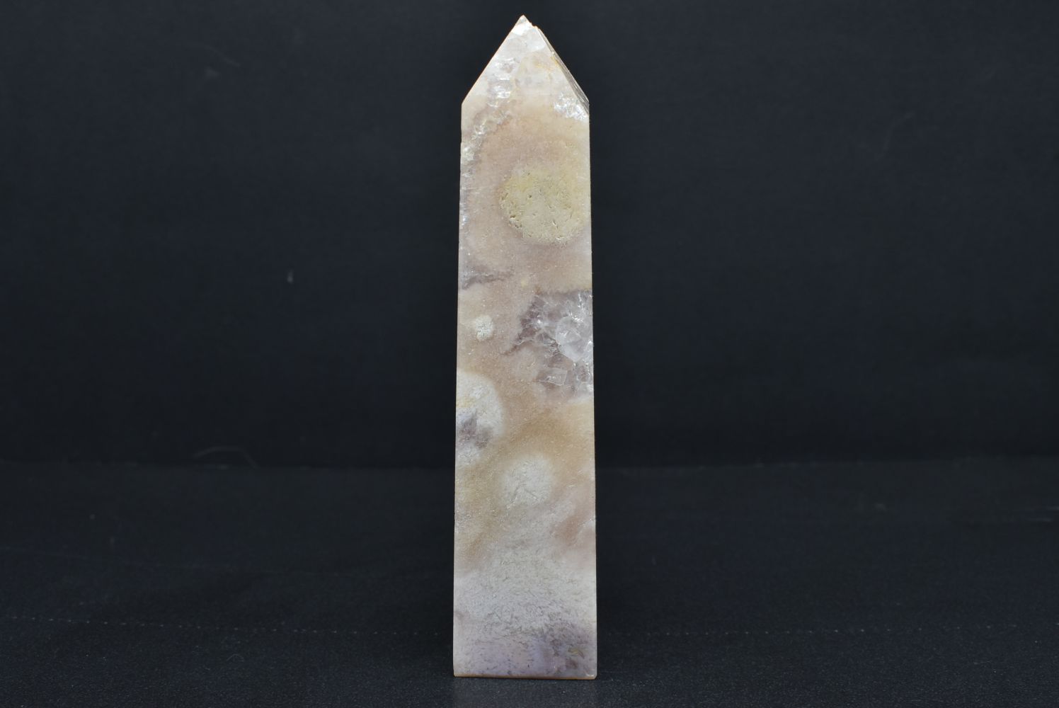 Sakura Agate Obelisk 10.5 cm