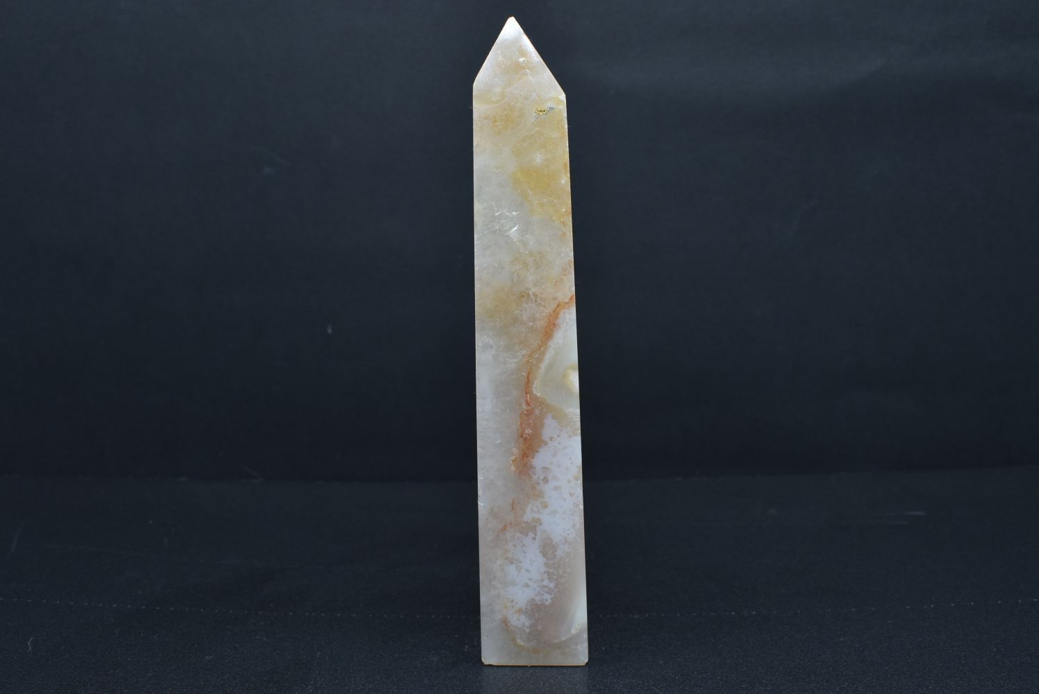 Sakura Agate Obelisk 12.8 cm