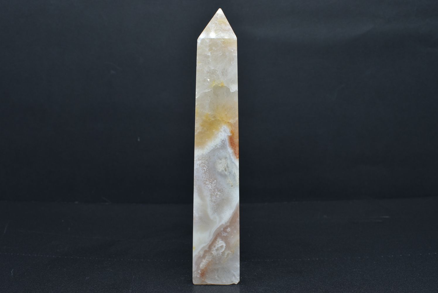 Sakura Agate Obelisk 12.8 cm