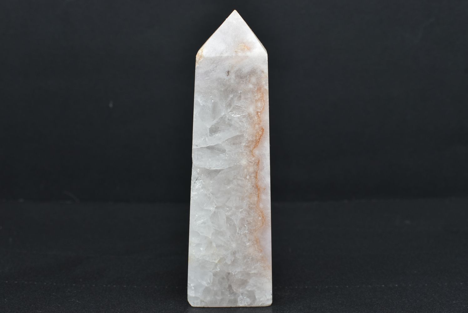 White Agate Obelisk 9.4 cm