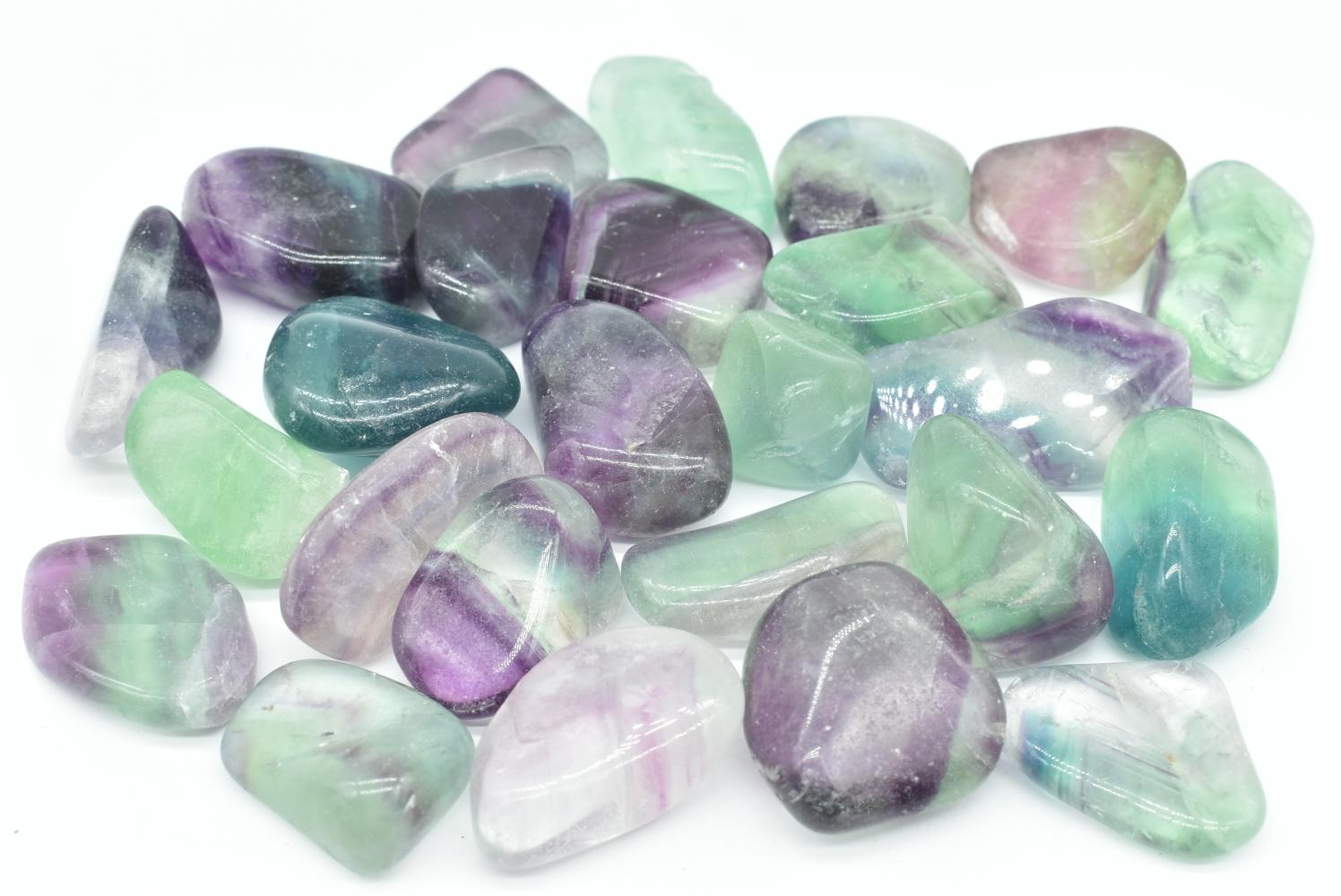 Rainbow Fluorite Tumbled 3cm approx.