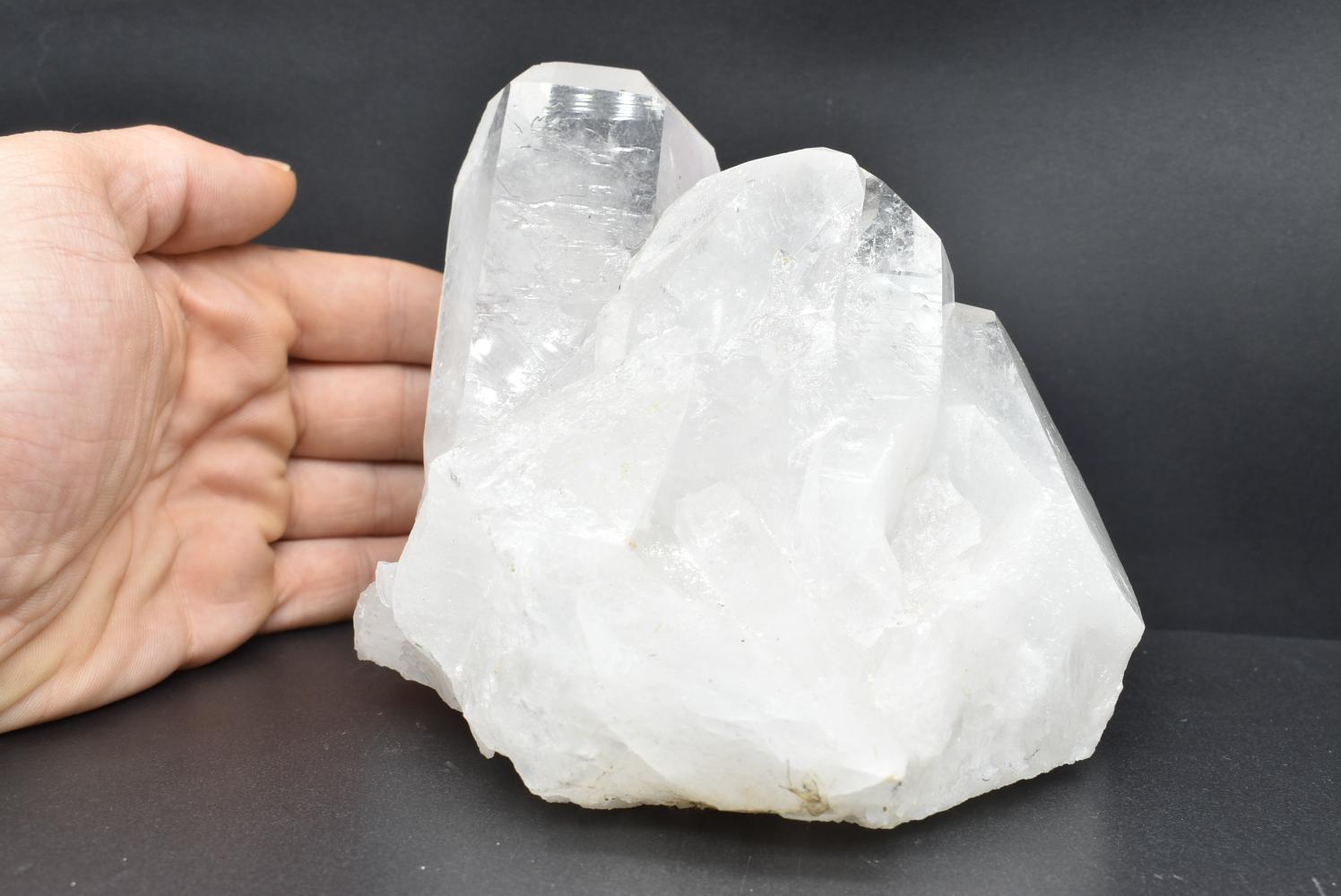 Hyaline Quartz Druse - Rock Crystal