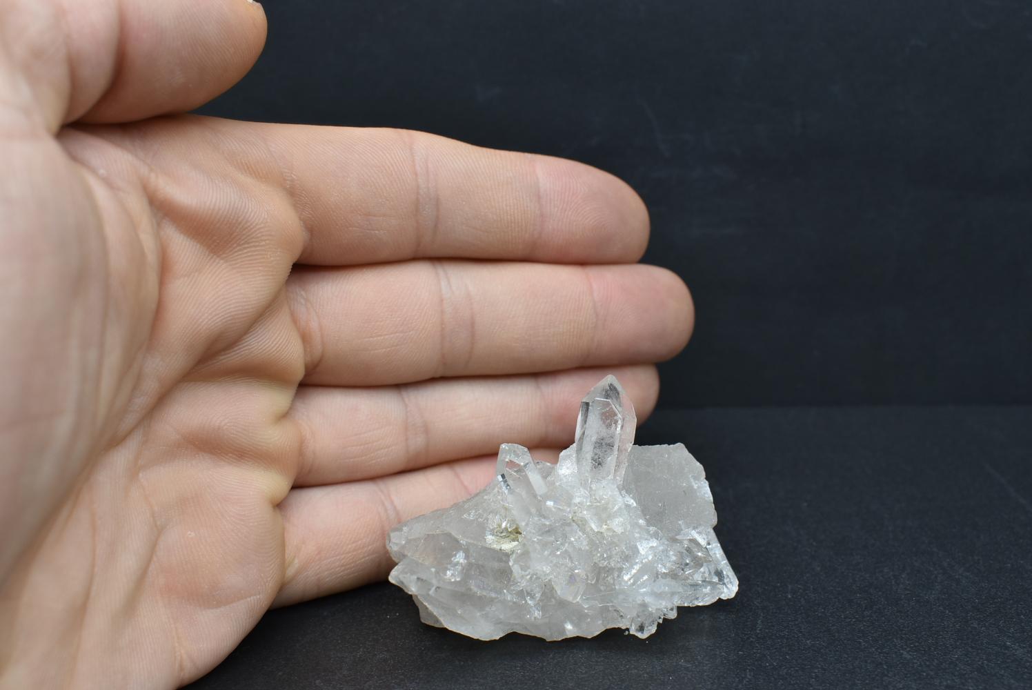 Hyaline Quartz Druse - Rock Crystal