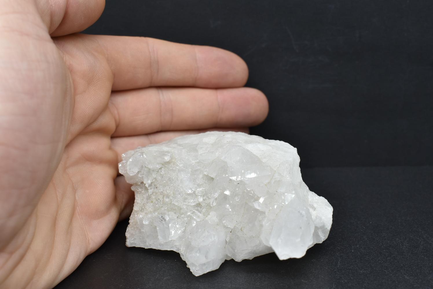 Hyaline Quartz Druse - Rock Crystal