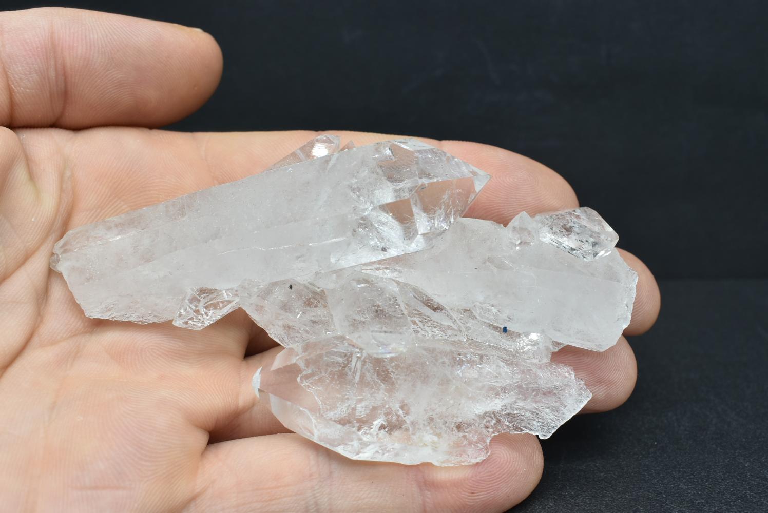 Hyaline Quartz Druse - Rock Crystal