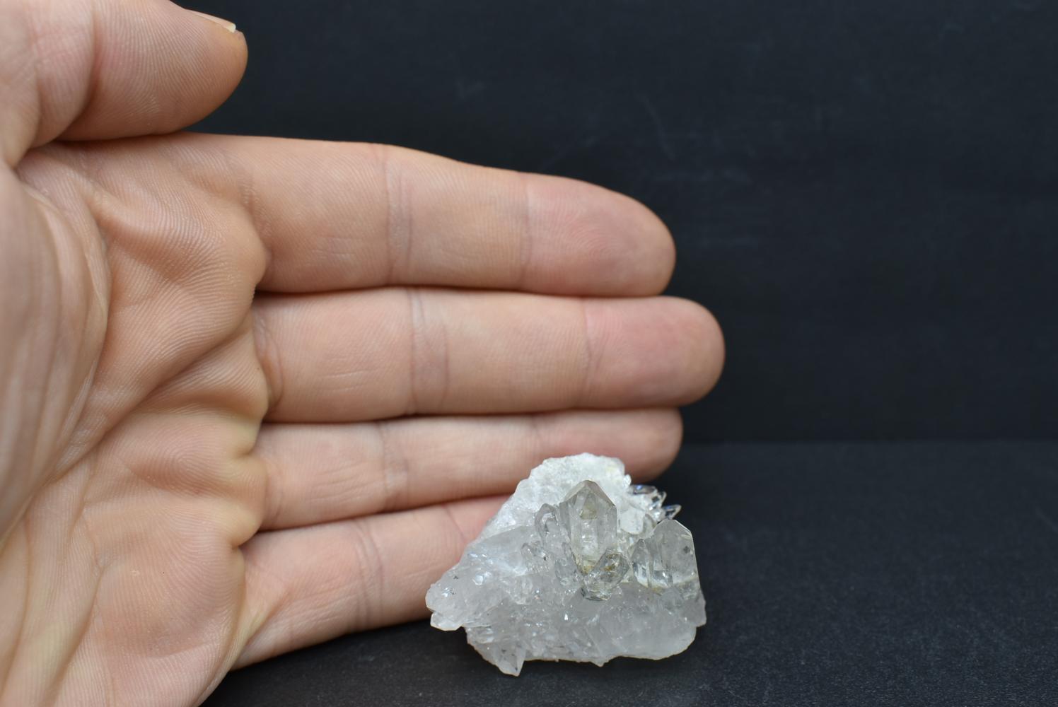 Hyaline Quartz Druse - Rock Crystal