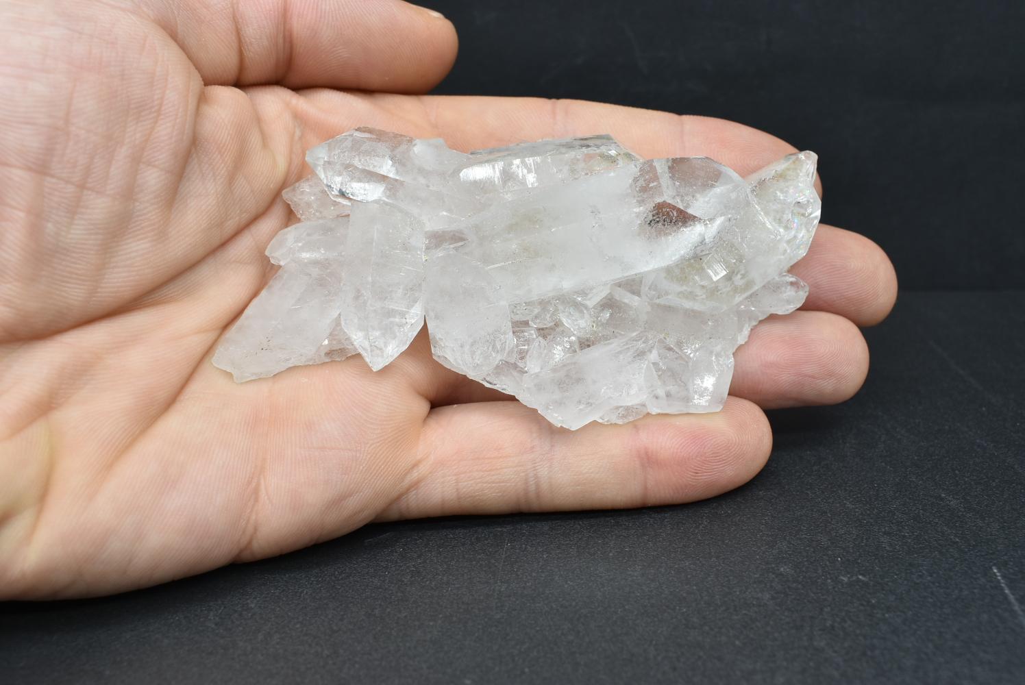 Hyaline Quartz Druse - Rock Crystal