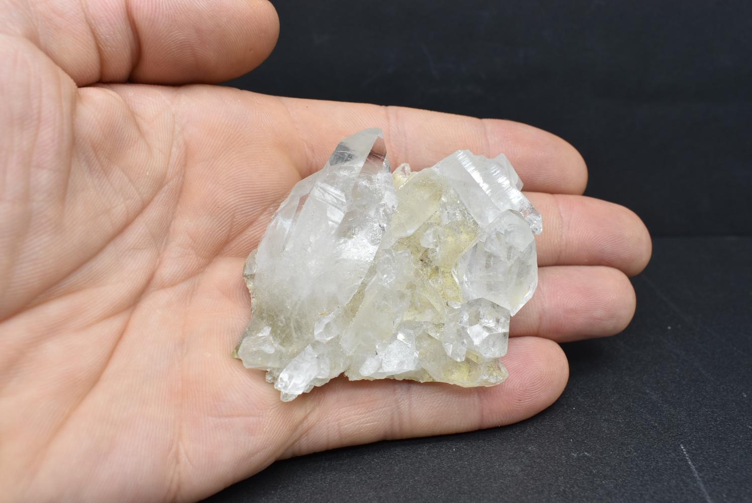 Hyaline Quartz Druse - Rock Crystal