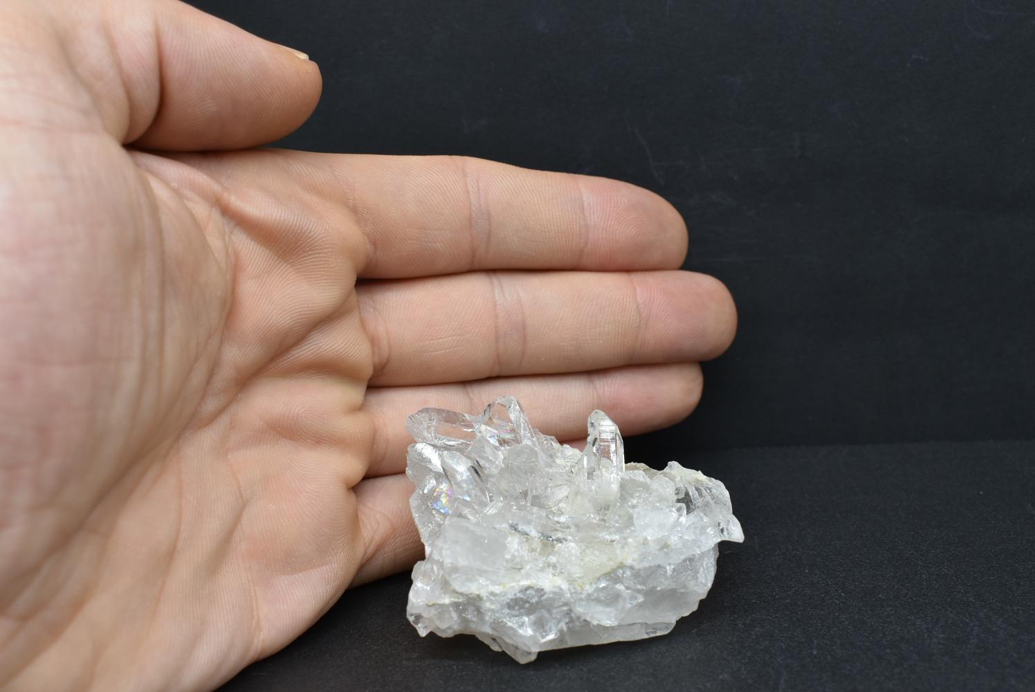 Hyaline Quartz Druse - Rock Crystal