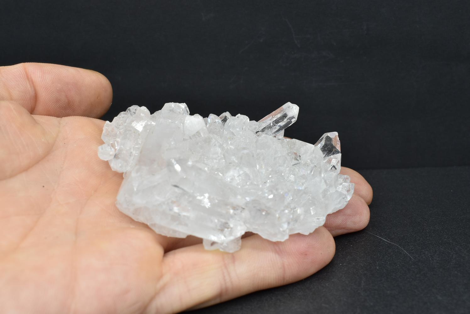 Hyaline Quartz Druse - Rock Crystal