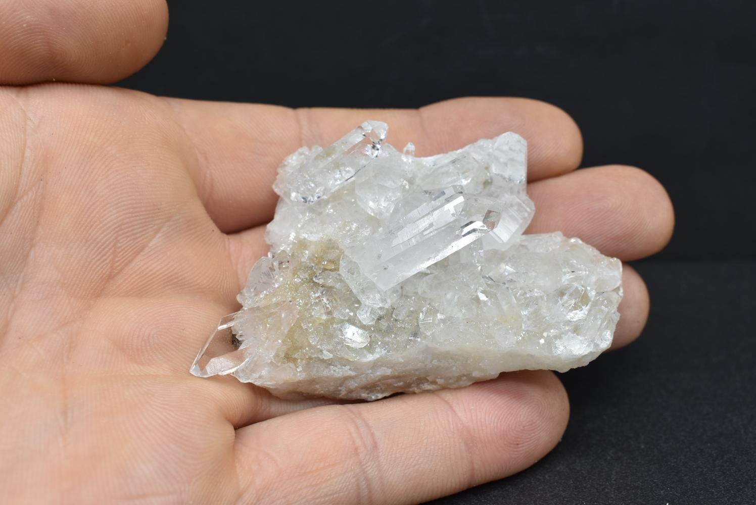 Hyaline Quartz Druse - Rock Crystal