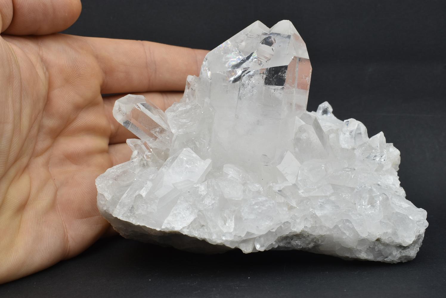 Drusa di Quarzo Ialino - Cristallo di Rocca